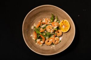 garlic shrimp salad recipe